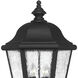 Estate Series Edgewater 4 Light 27.75 inch Black Outdoor Post Mount Lantern in Non-LED, Extra Large