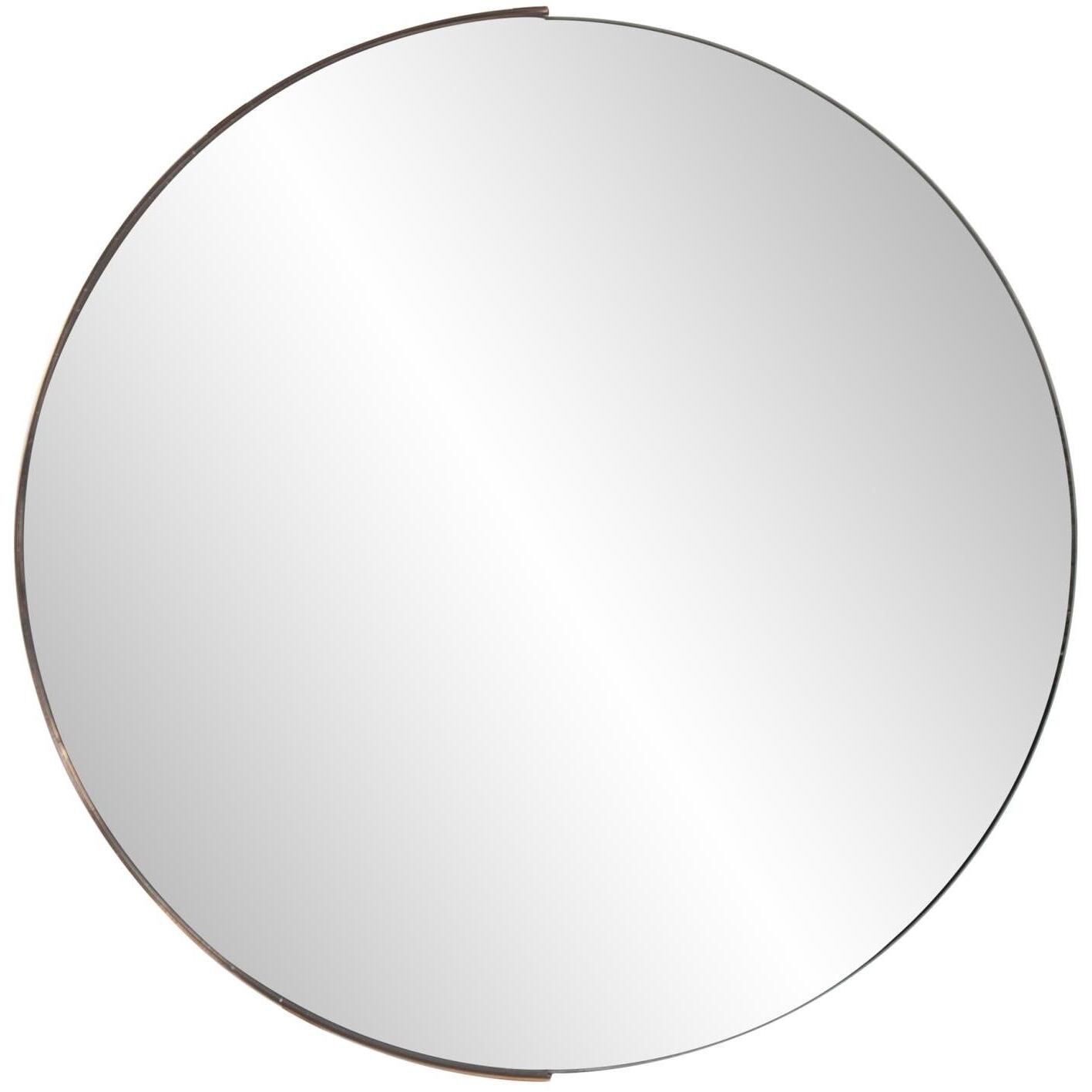 Dante 30 X 30 inch Polished Rose Gold Wall Mirror