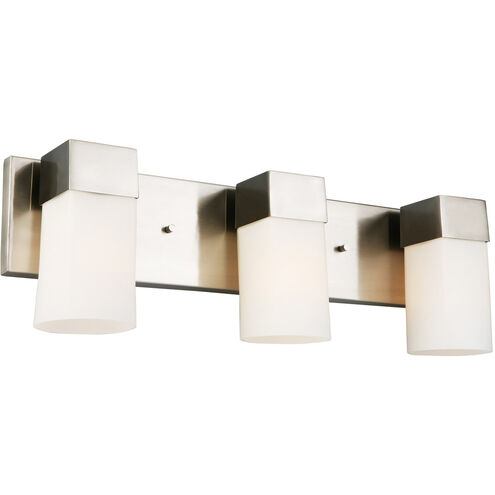 Ciara Springs 3 Light 22 inch Brushed Nickel Bath Vanity Wall Light 