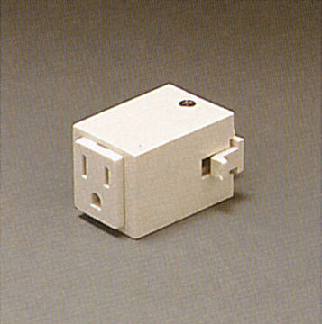 PLC Lighting TR139 WH One circuit 120V White Outlet Adaptor