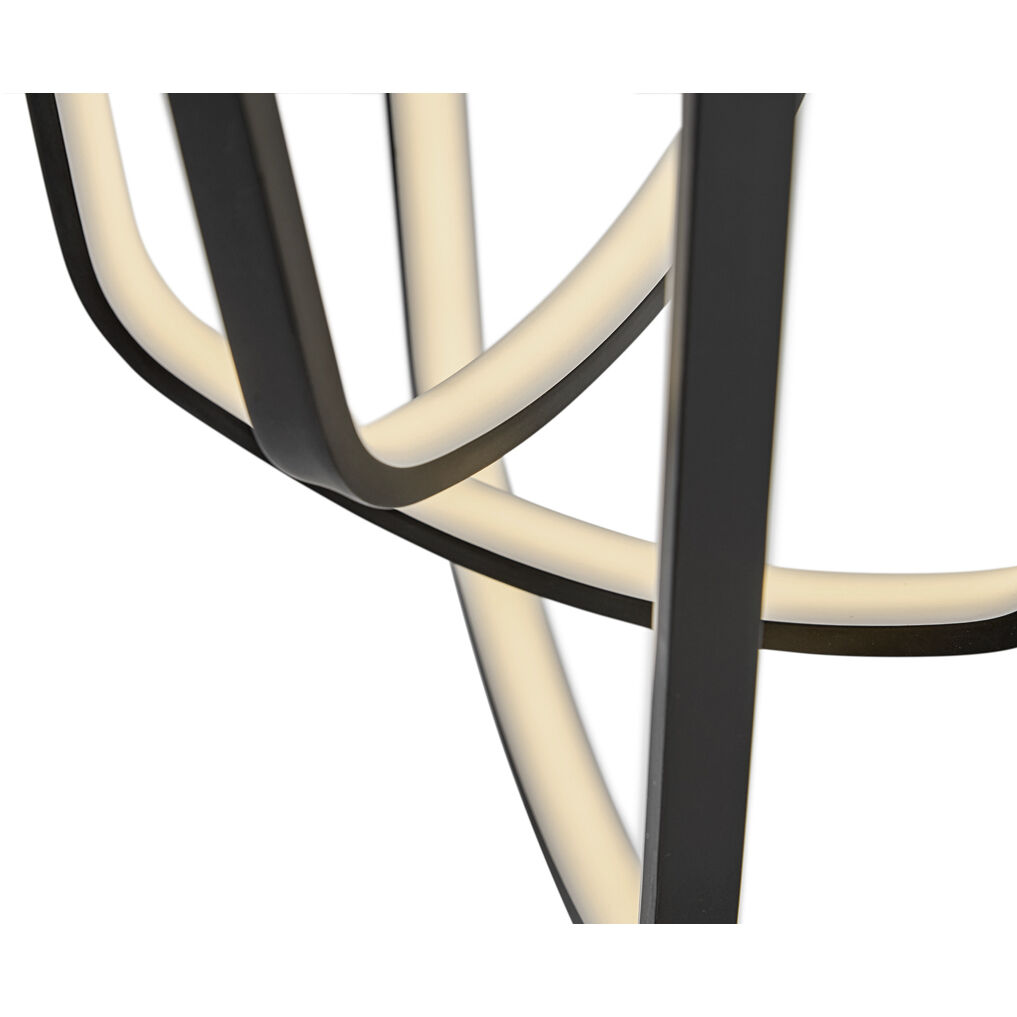 Onyx LED 14.5 inch Black Pendant Ceiling Light