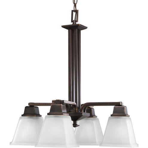 North Park 4 Light 21 inch Venetian Bronze Chandelier Ceiling Light
