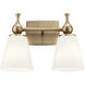 Cosabella 2 Light 15 inch Champagne Bronze Bath Vanity Light Wall Light