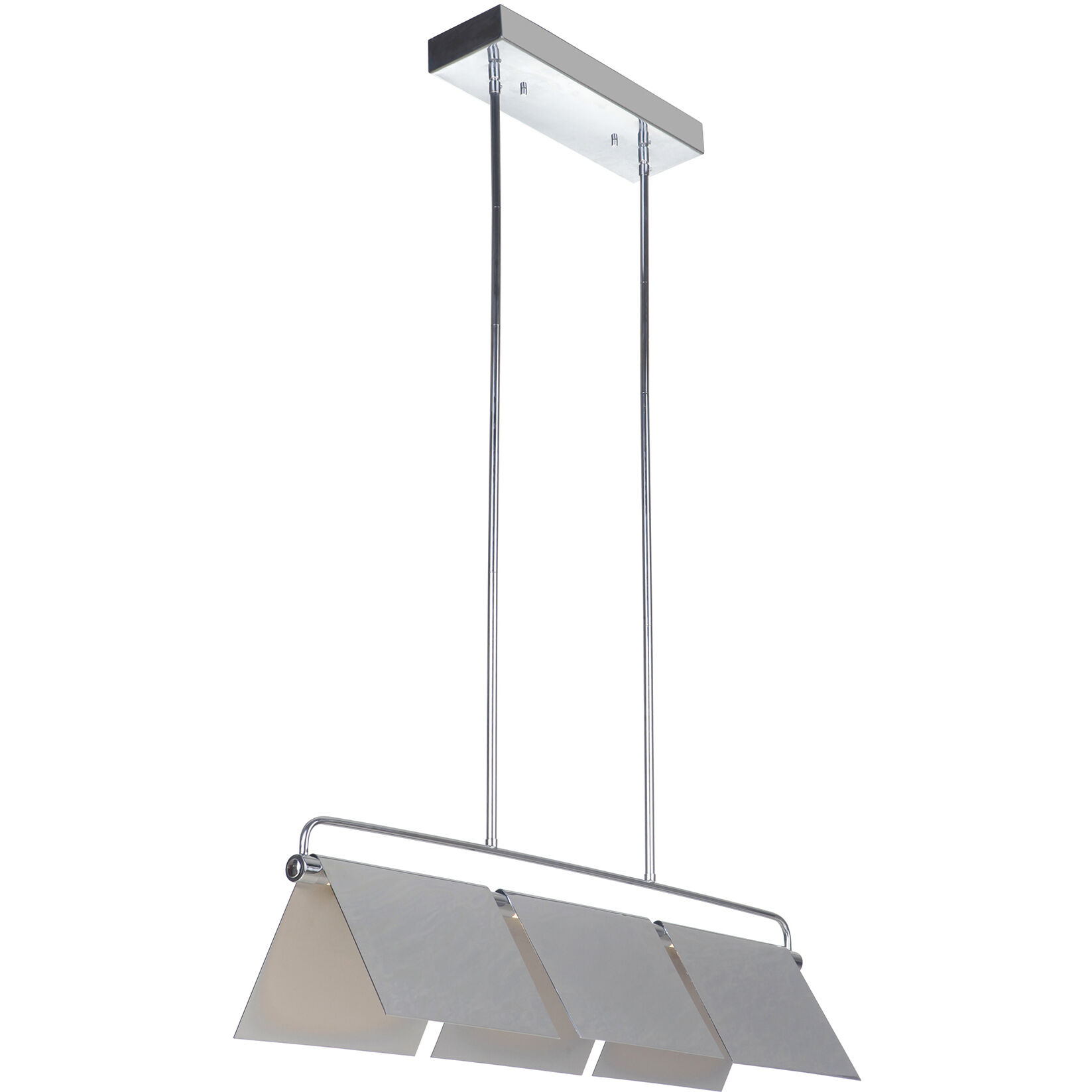 Tente LED 35.75 inch Chrome Island Light Ceiling Light