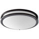 Oracle 1 Light 18 inch Oiled Bronze Flush Mount Ceiling Light