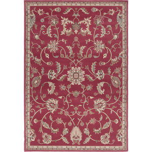 Riley 91 X 63 inch Brick Red Rug in 5 x 8, Rectangle