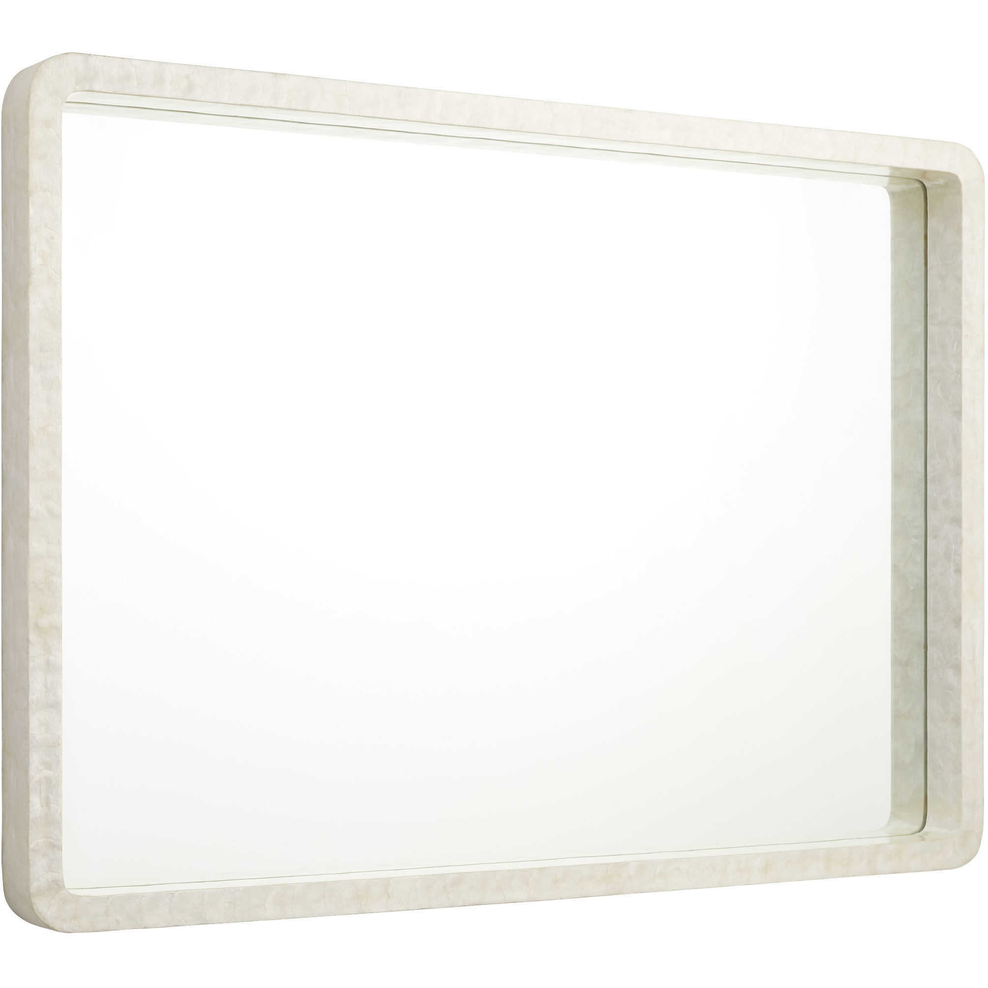 Triton 54 X 38 inch White Mirror