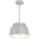 Cranbrook 1 Light 11.5 inch Dove Grey Pendant Ceiling Light