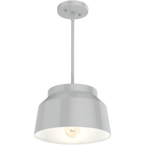 Cranbrook 1 Light 11.5 inch Dove Grey Pendant Ceiling Light