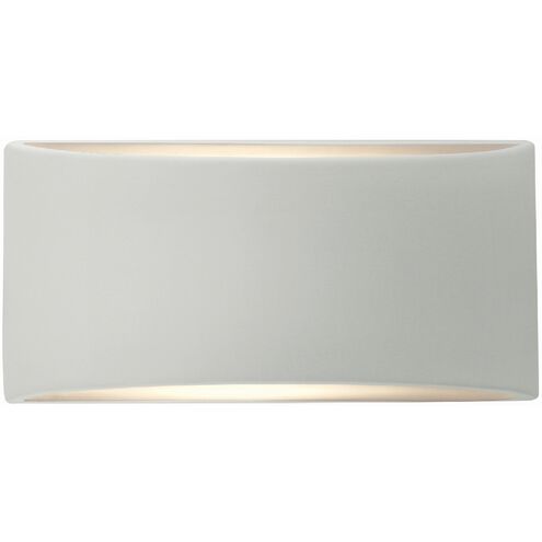 Ambiance 1 Light 10 inch Matte White Wall Sconce Wall Light