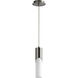 Ellipse LED 3 inch Satin Nickel Pendant Ceiling Light