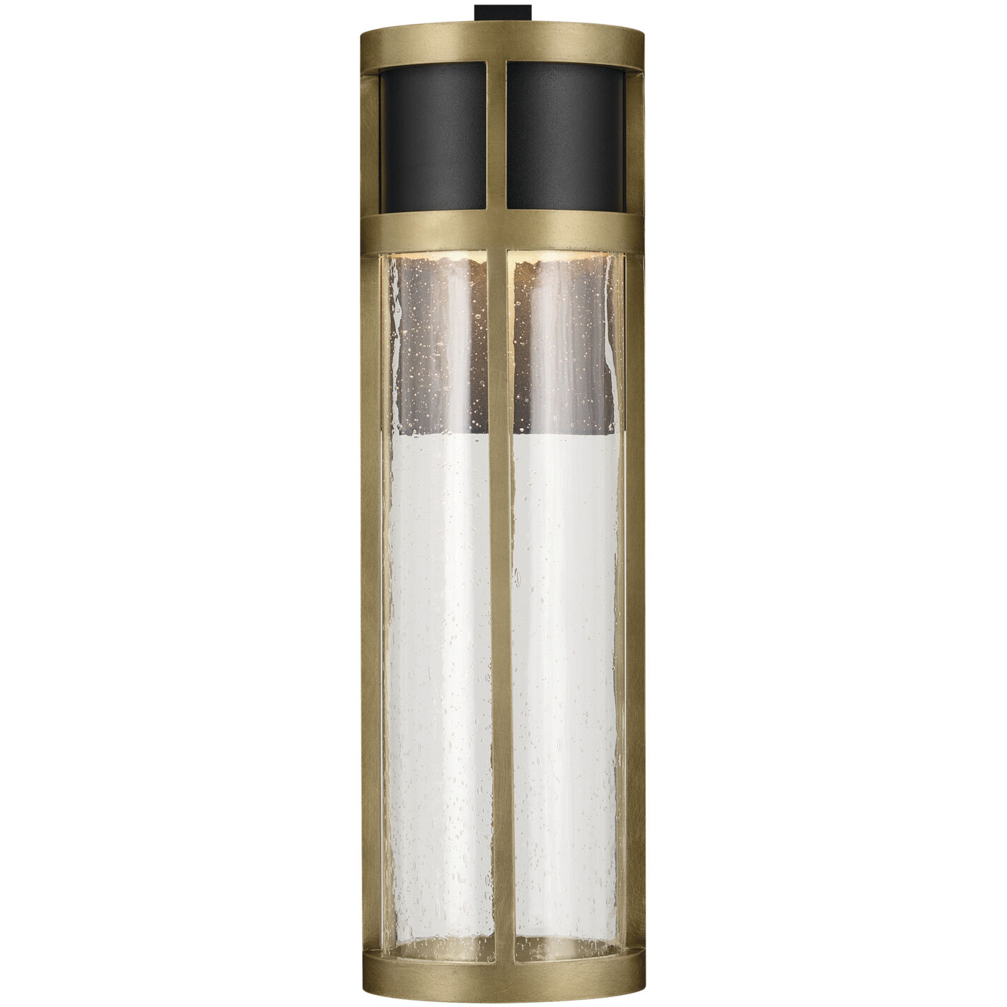 Camillo LED 20 inch Black Textured Outdoor Wall, Large