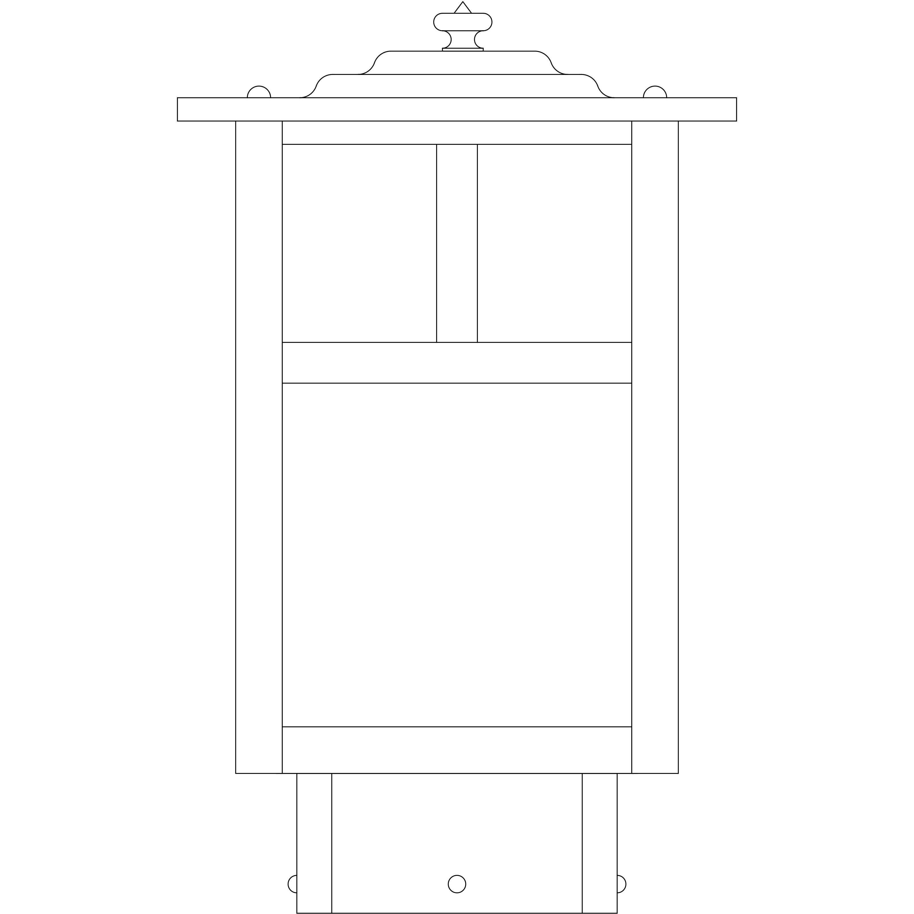 Mission 120V 60 watt Verdigris Patina Landscape Light in Off White, T-Bar Overlay
