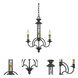 Elberton 3 Light 18 inch English Bronze Chandelier Ceiling Light