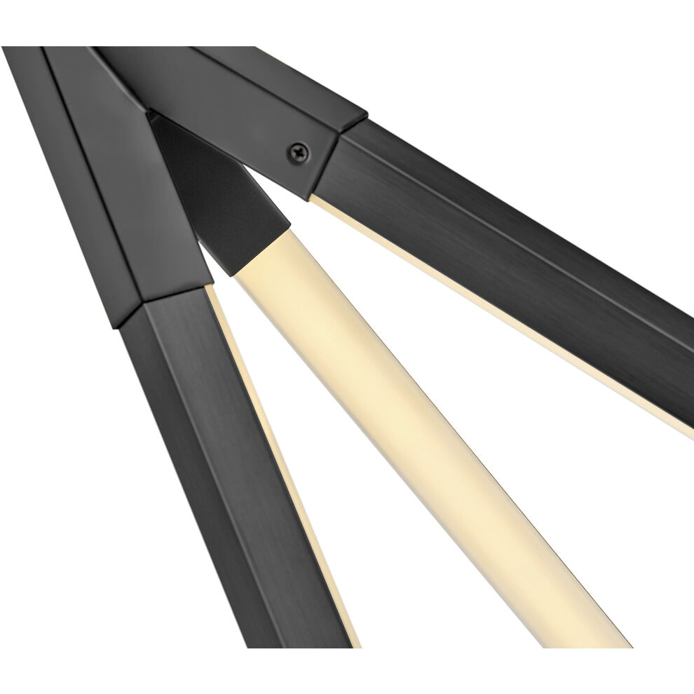 Rae LED 14.75 inch Black Chandelier Ceiling Light