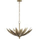 Zanara 6 Light 26 inch Brass Kisser Pendant Ceiling Light