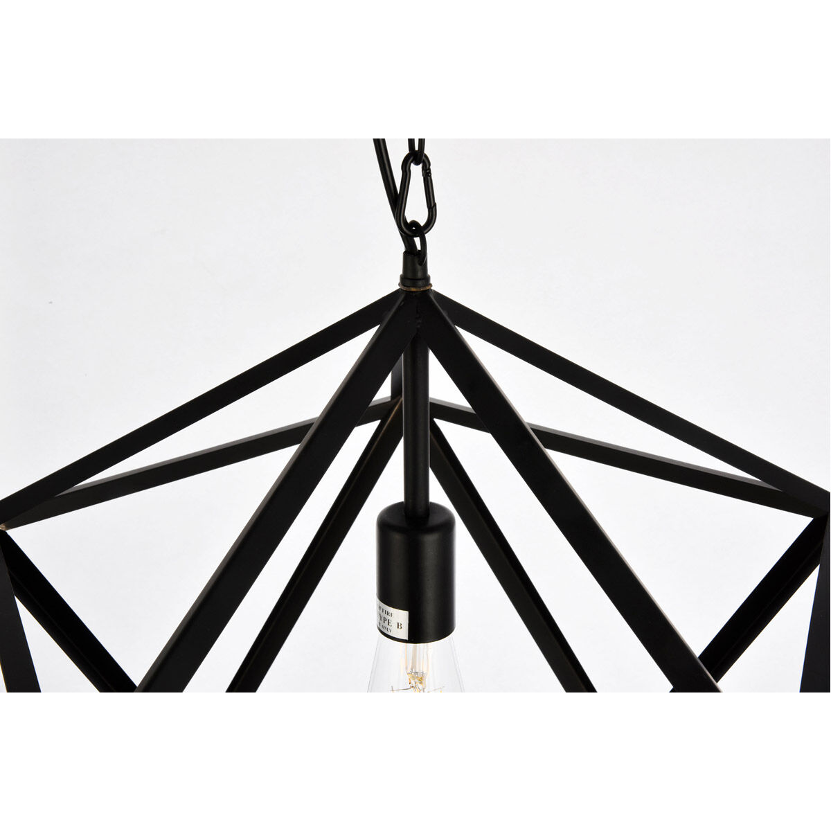 Redmond 1 Light 20 inch Black Pendant Ceiling Light