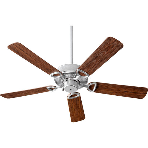 Estate Patio 52 inch Galvanized with Walnut Blades Patio Fan