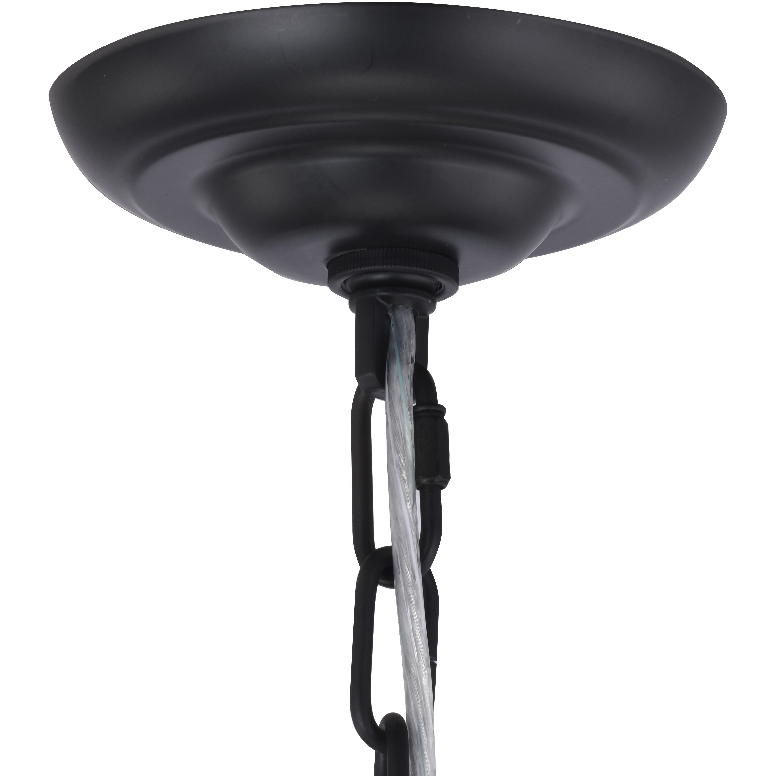 Canada 12 Light 30 inch Matte Black Chandelier Ceiling Light in Matte Black w/ Gold Leaf Interior