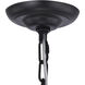 Canada 12 Light 30 inch Matte Black Chandelier Ceiling Light in Matte Black w/ Gold Leaf Interior