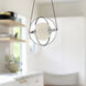 Aries LED 7.88 inch Chrome Pendant Ceiling Light