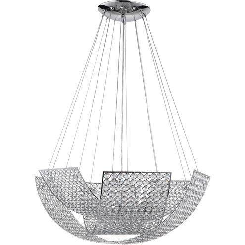 Monarch LED 24 inch Chrome Chandelier Ceiling Light