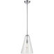 Everly 1 Light Chrome Pendant Ceiling Light