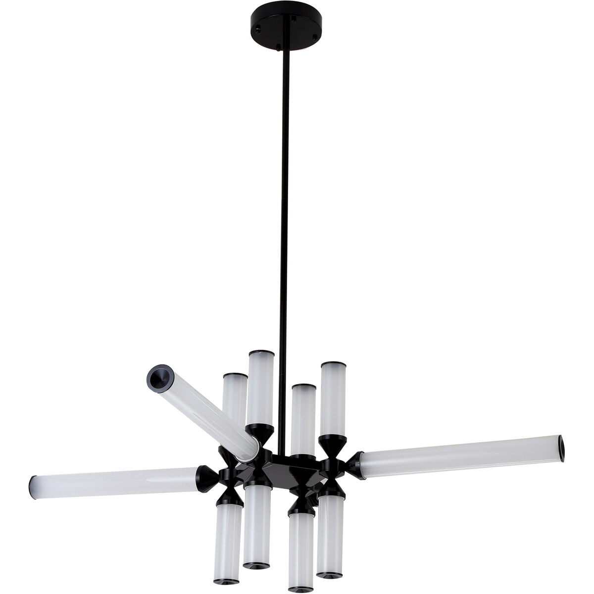 Canada LED 45 inch Black LED Chandelier Ceiling Light