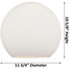 Edison Athens LED 11.75 inch Brushed Satin Nickel Mini Pendant Ceiling Light in Seedy Glass