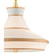 Perth 2 Light 22 inch Gold Leaf Pendant Ceiling Light
