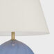 Julie Neill Talia 29.25 inch 5.00 watt Blue Cordless Table Lamp Portable Light, Medium
