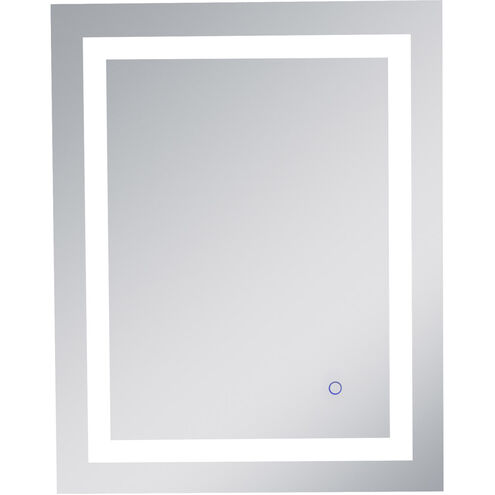 Helios 30 X 24 inch Silver Lighted Wall Mirror