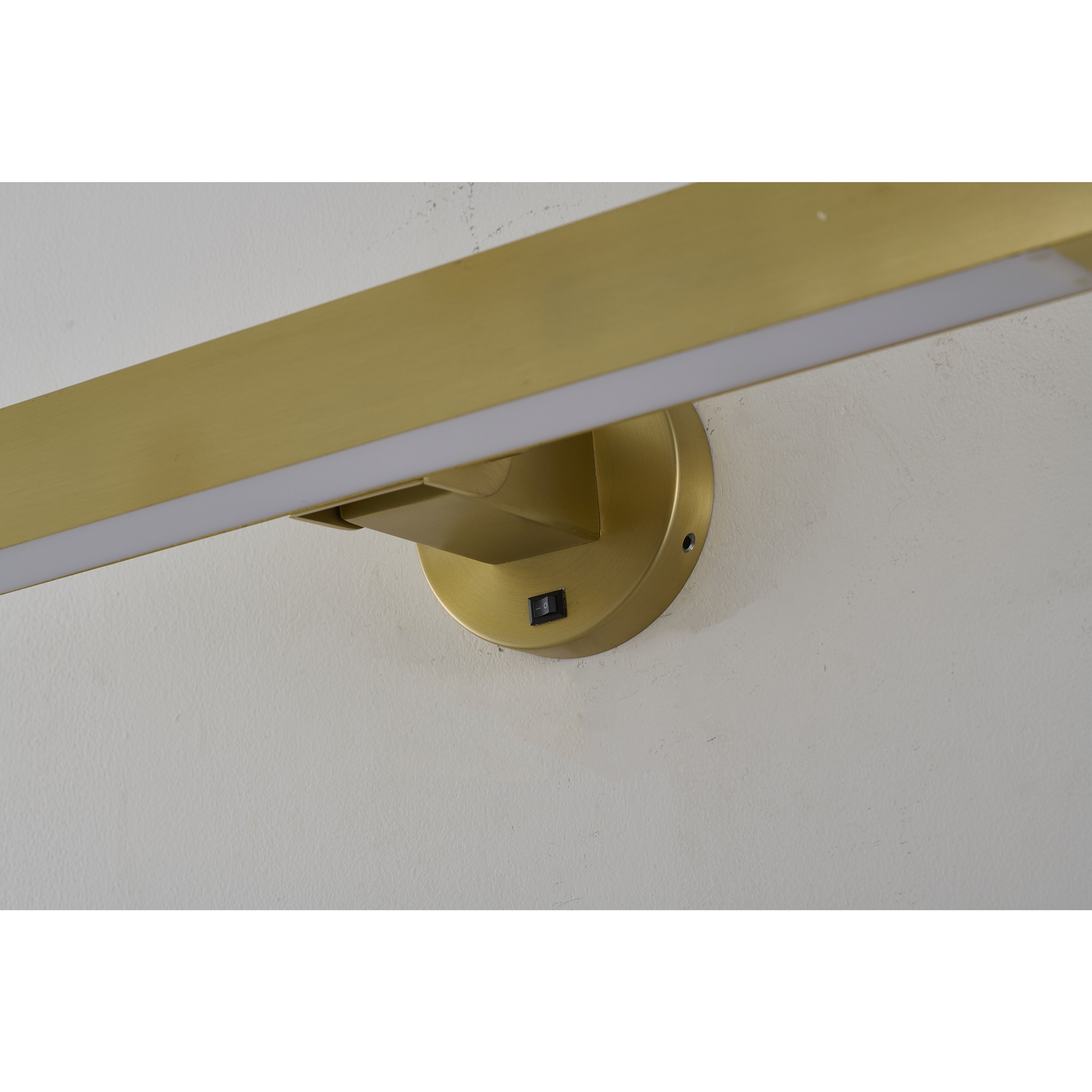 Canada Wall Sconce Wall Light in Satin Brass