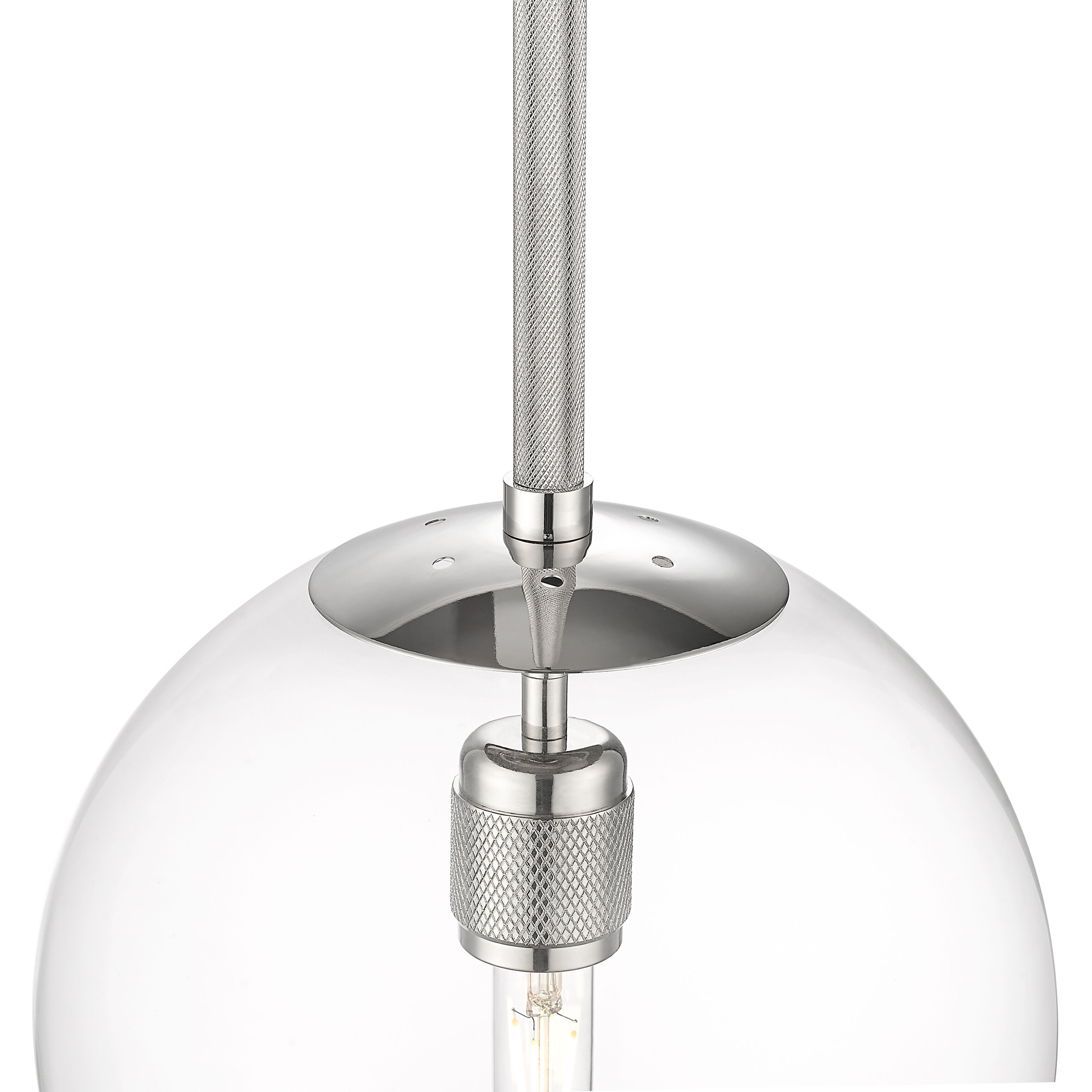 Kairo 1 Light 12 inch Polished Nickel Pendant Ceiling Light