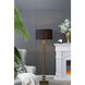 Anita 65 inch 60.00 watt Gold and Black Floor Lamp Portable Light