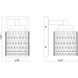 Jacqueline 1 Light 4.75 inch Matte Black Wall Sconce Wall Light