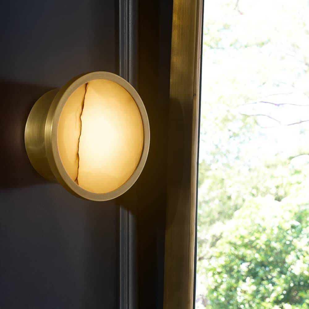 Louisa 1 Light 6.5 inch Antique Brass Flush Mount Ceiling Light