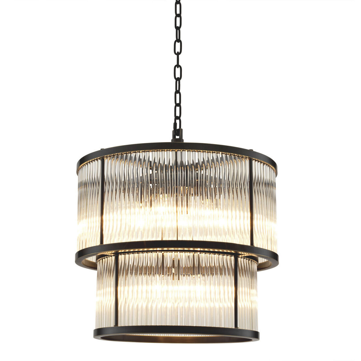 Pasadena 9 Light 21.65 inch Bronze Highlight Chandelier Ceiling Light