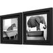 Animals Collection White Framed Art
