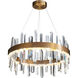 Canada LED 32 inch Gold LED Chandelier Ceiling Light