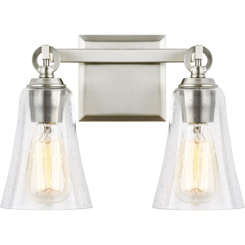 Sean Lavin Monterro 2 Light 13.5 inch Satin Nickel Vanity Light Wall Light