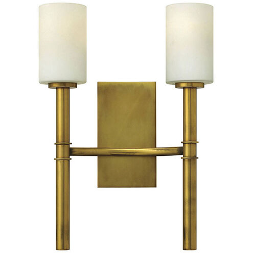 Margeaux 2 Light 12.75 inch Vintage Brass Indoor Wall Sconce Wall Light