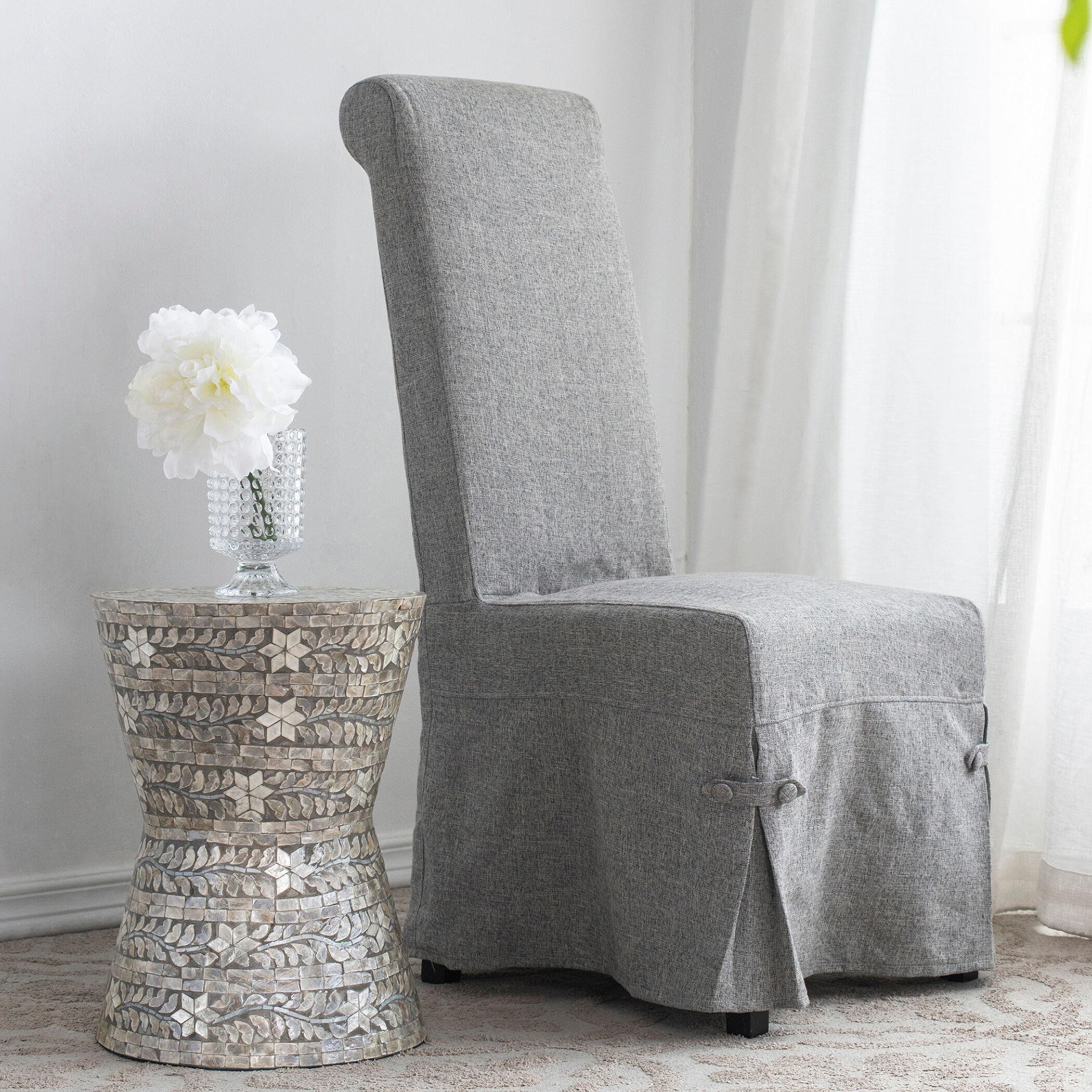 Anita 18.9 inch Cream Stool