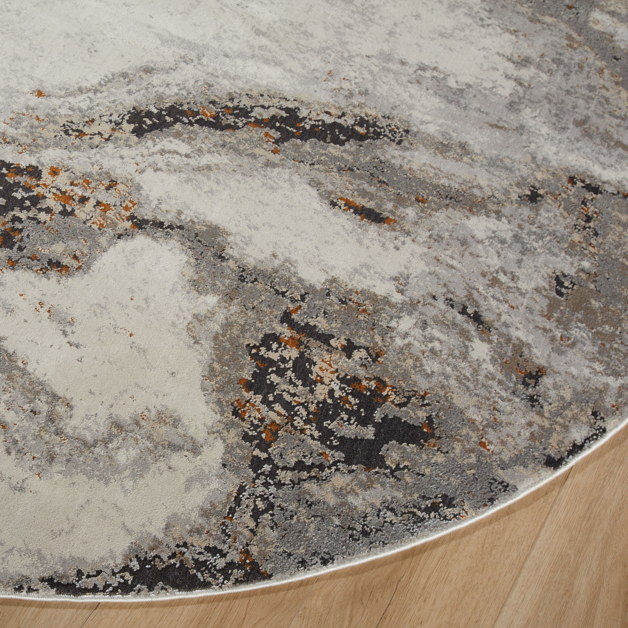 Hadim Earth Tones Rug in 5 Round