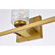Cassie 5 Light 42 inch Brass Bath Sconce Wall Light
