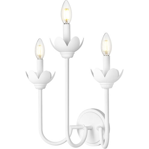 Allistair Wall Sconce Wall Light in Textured White