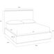 Altman Dark Grey Bed, King