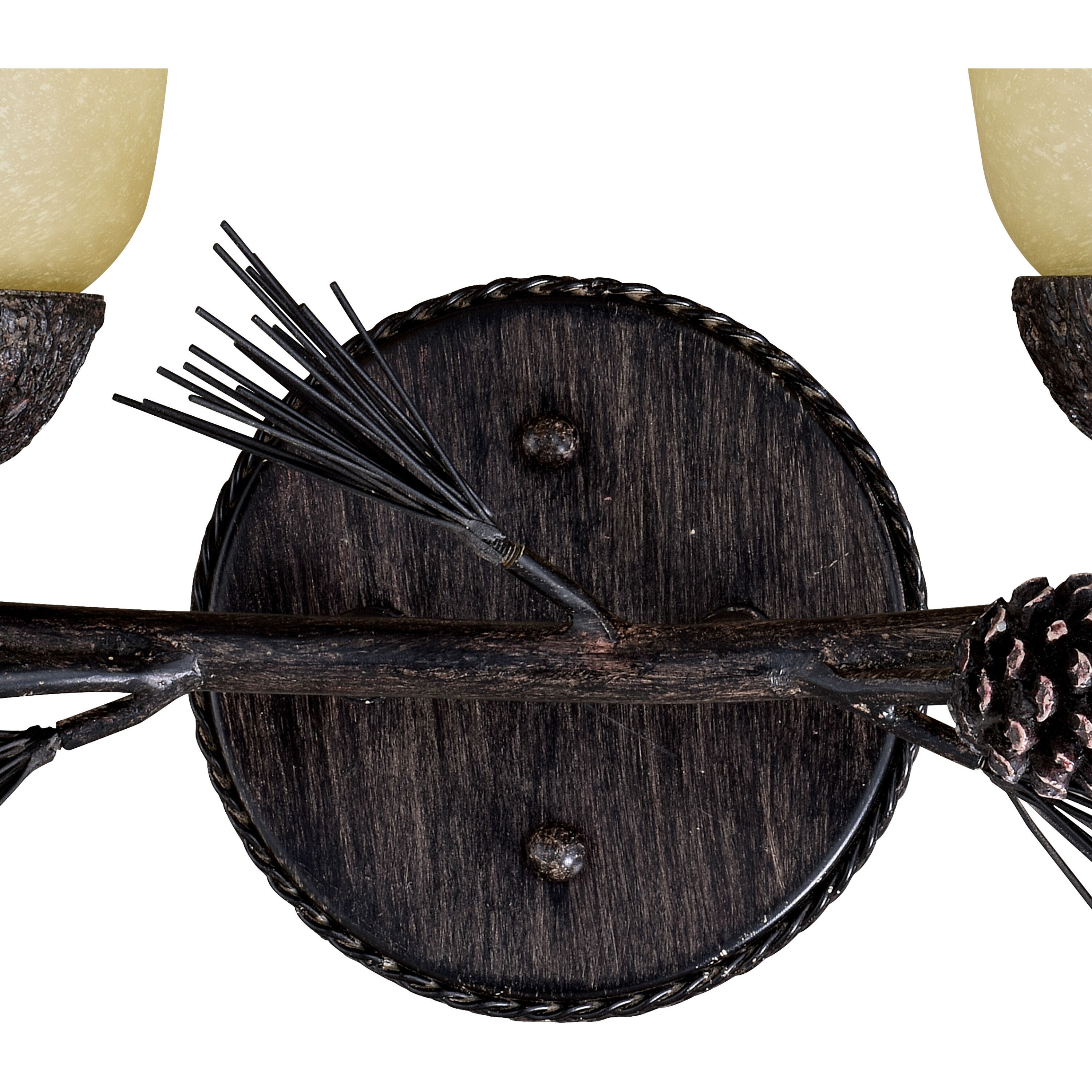 Sierra LED 15 inch Black Walnut Bathroom Light Wall Light