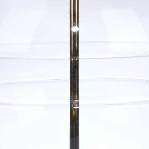 Satellite 31 inch 150.00 watt Antique Brass Table Lamp Portable Light