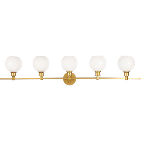 Syracuse 5 Light 47 inch Brass Wall sconce Wall Light